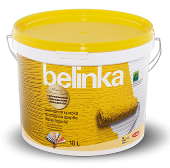 Belinka самоочищающаяся силоксановая фасадная краска для минеральных поверхностей